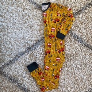 Little Sleepies Fire Truck Pups, Size 16, Unisex